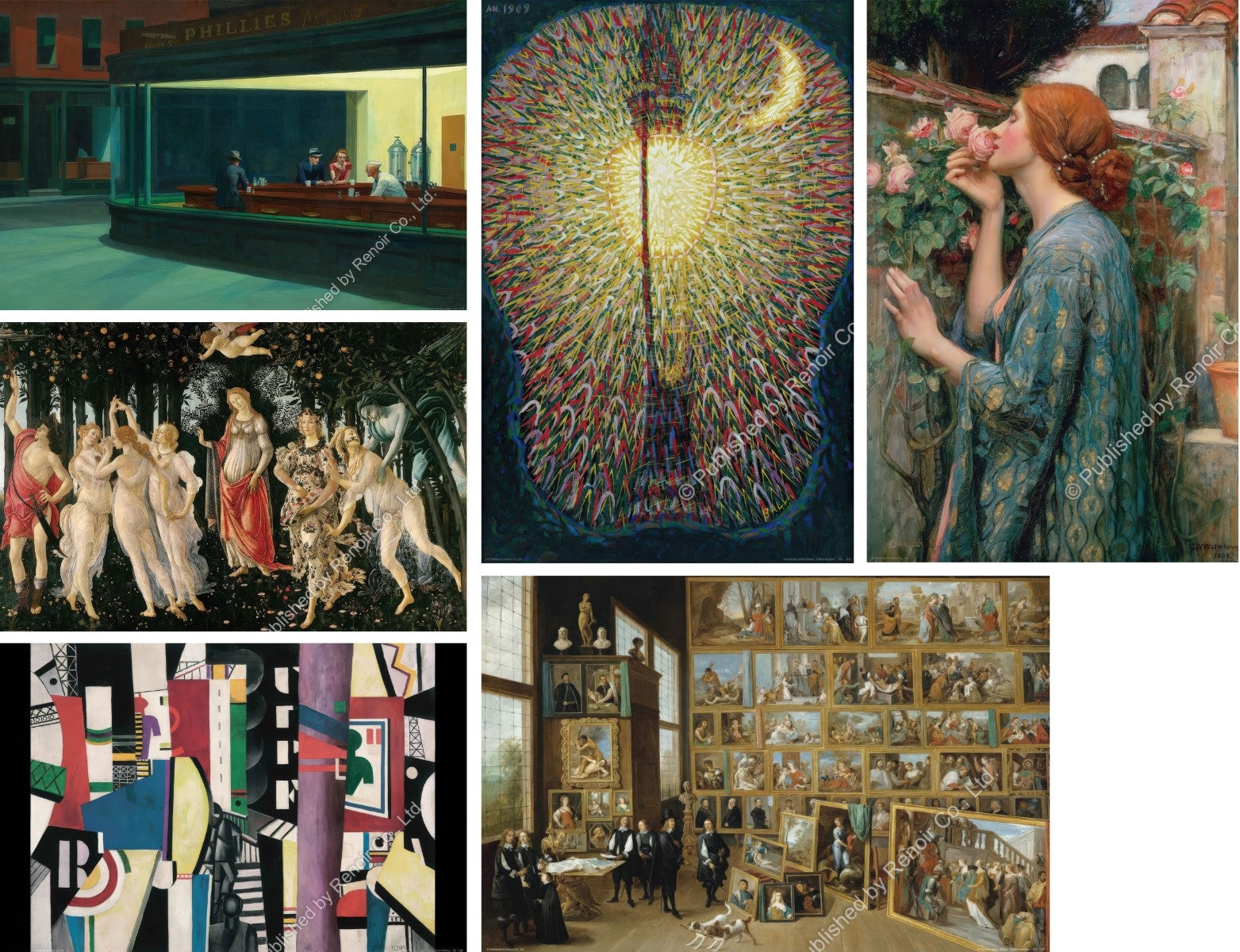 renoir-helioc-ii-my-home-is-a-gallery-ii-1008-multipack-6-jigsaw-puzzle