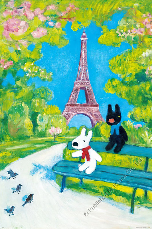 Renoir R-1008-1078　Gaspard et Lisa • Paris's Park　1008 Pieces Jigsaw Puzzle