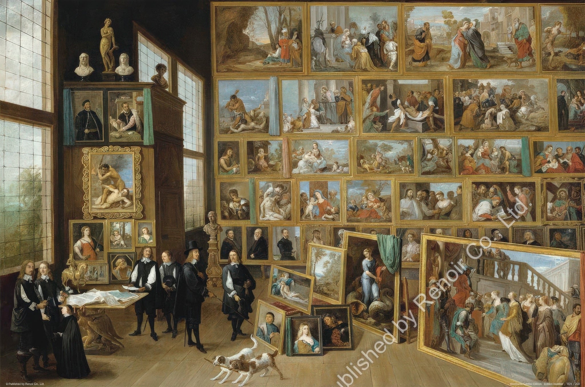 renoir-r-1008-1243-archduke-leopold-wilhelm-in-his-gallery-at-brussels-1008-pieces-jigsaw-puzzle