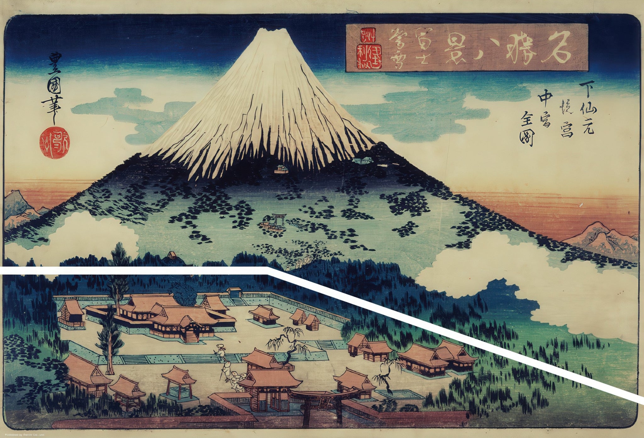 renoir-r-1008-1272-fuji-twilight-snow-1008-pieces-jigsaw-puzzle