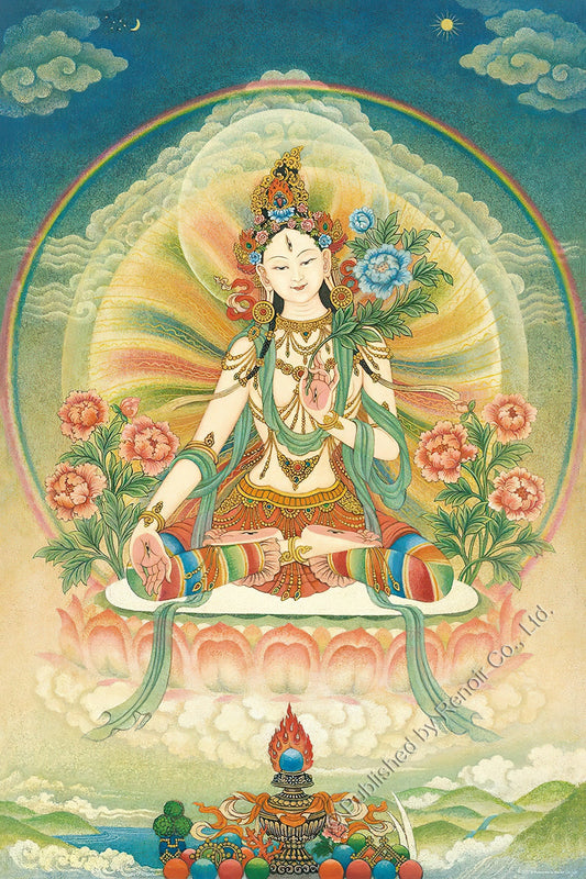 Renoir R-1008-1531　Illustration • White Tara　1008 Pieces Jigsaw Puzzle