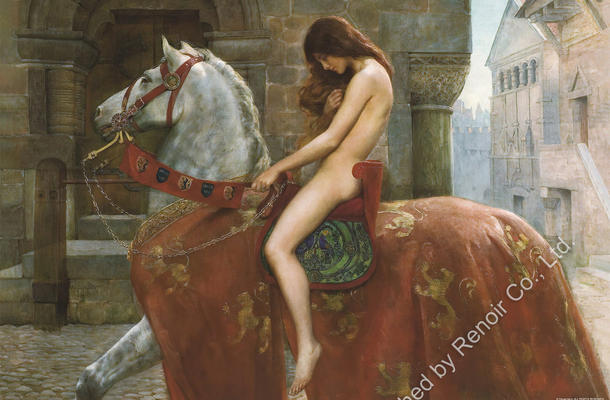 renoir-r-1008-1909-illustration-lady-godiva-1008-pieces-jigsaw-puzzle