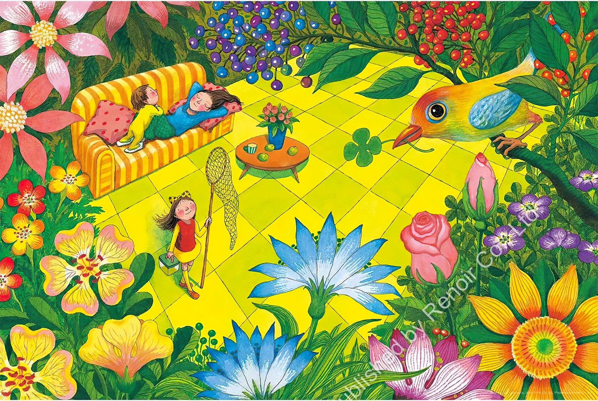 renoir-r-1008-1954-four-leaf-clover-1008-pieces-jigsaw-puzzle