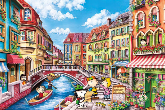 Renoir R-1008-482　Peanuts • Travel in Venice　1008 Pieces Jigsaw Puzzle