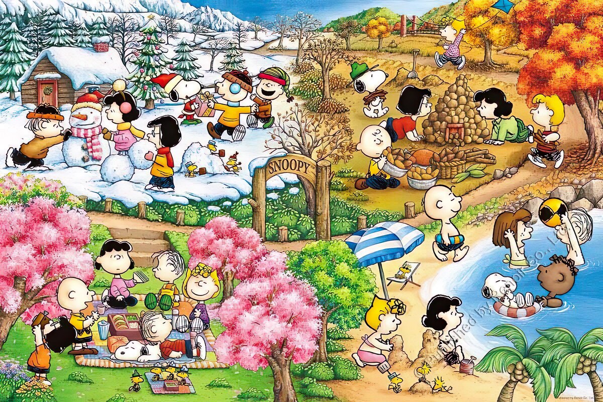 renoir-r-1008-790-peanuts-four-season-travel-1008-pieces-jigsaw-puzzle