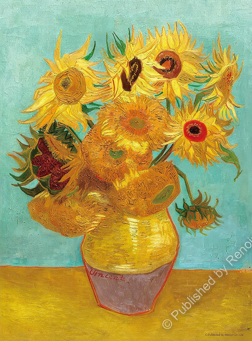 renoir-r-108-1148-twelve-sunflowers-in-a-vase-108-pieces-jigsaw-puzzle