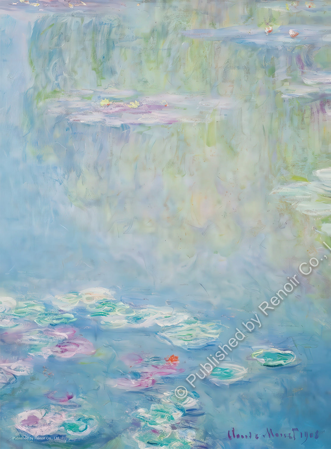 renoir-r-108-1348-water-lily-ii-108-pieces-jigsaw-puzzle