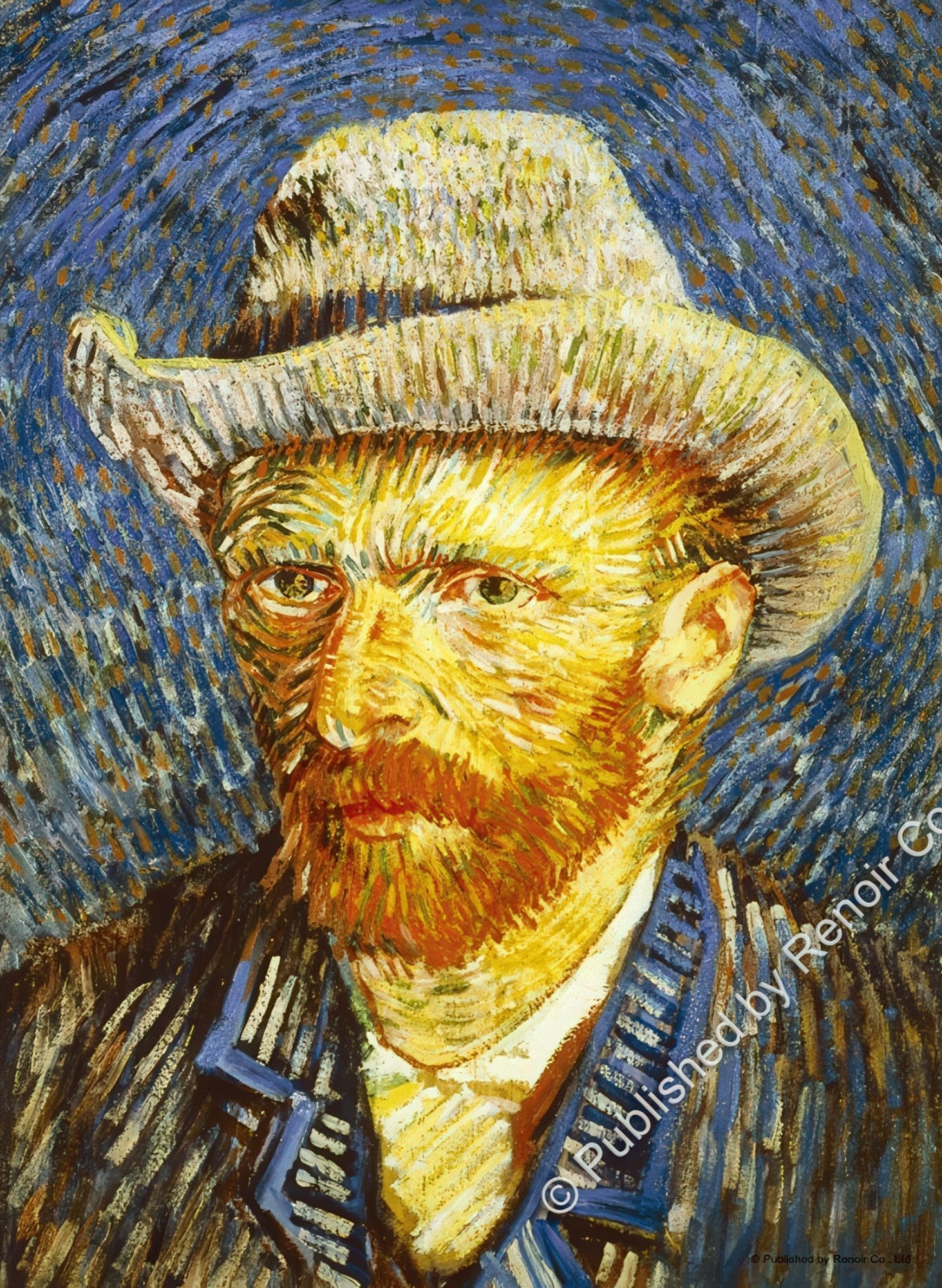 renoir-r-108-134-self-portrait-of-van-gogh-wearing-felt-hat-108-pieces-jigsaw-puzzle