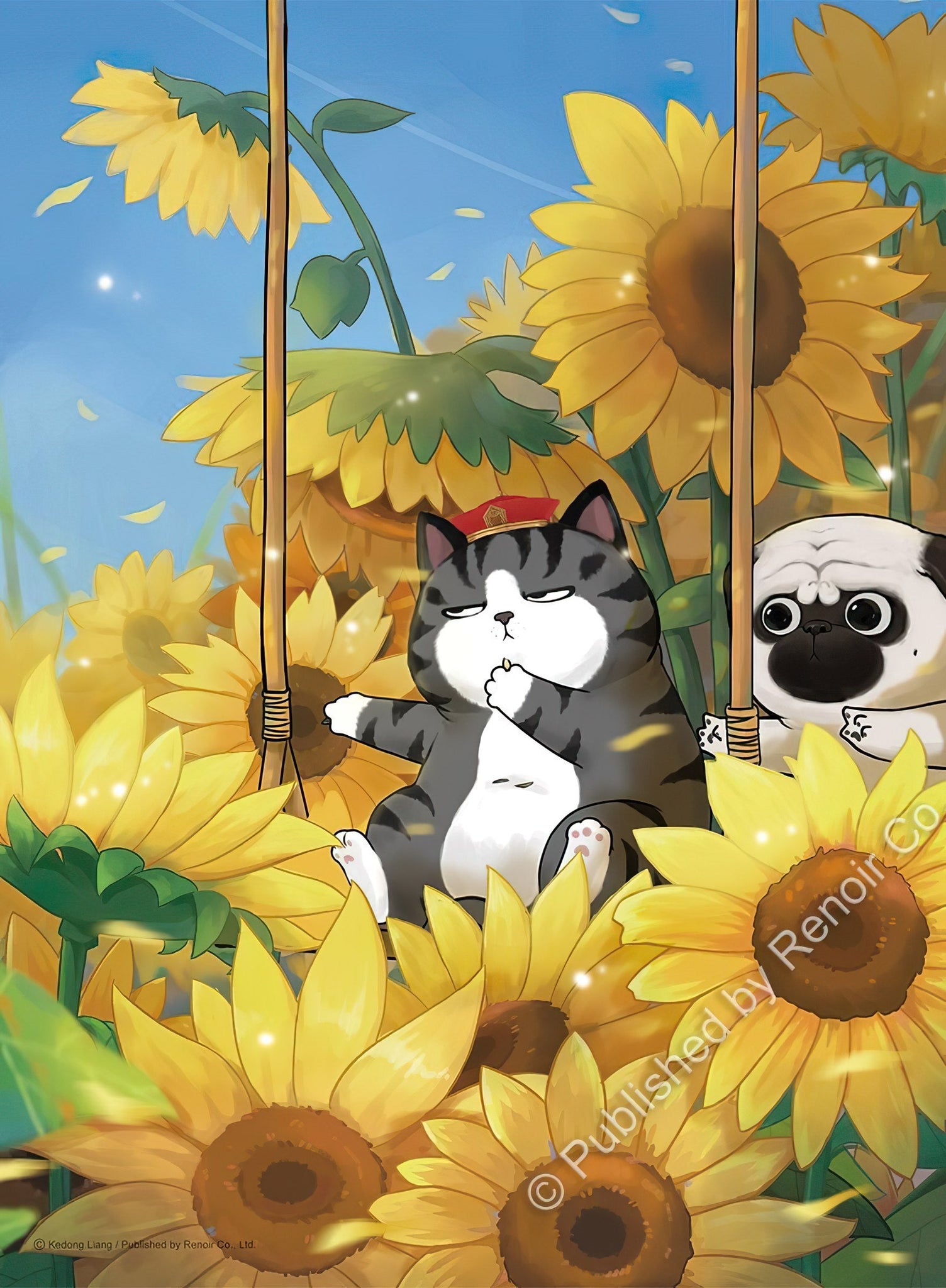 renoir-r-108-1943-enjoying-flowers-with-you-108-jigsaw-puzzle