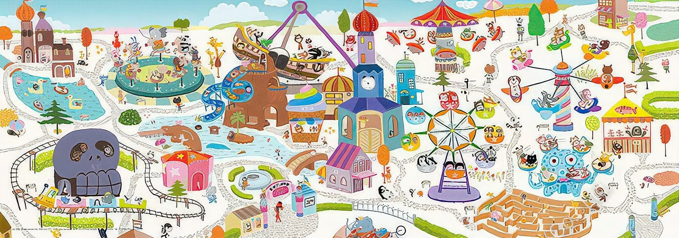 renoir-r-200-1984-dini-amusement-park-200-pieces-jigsaw-puzzle