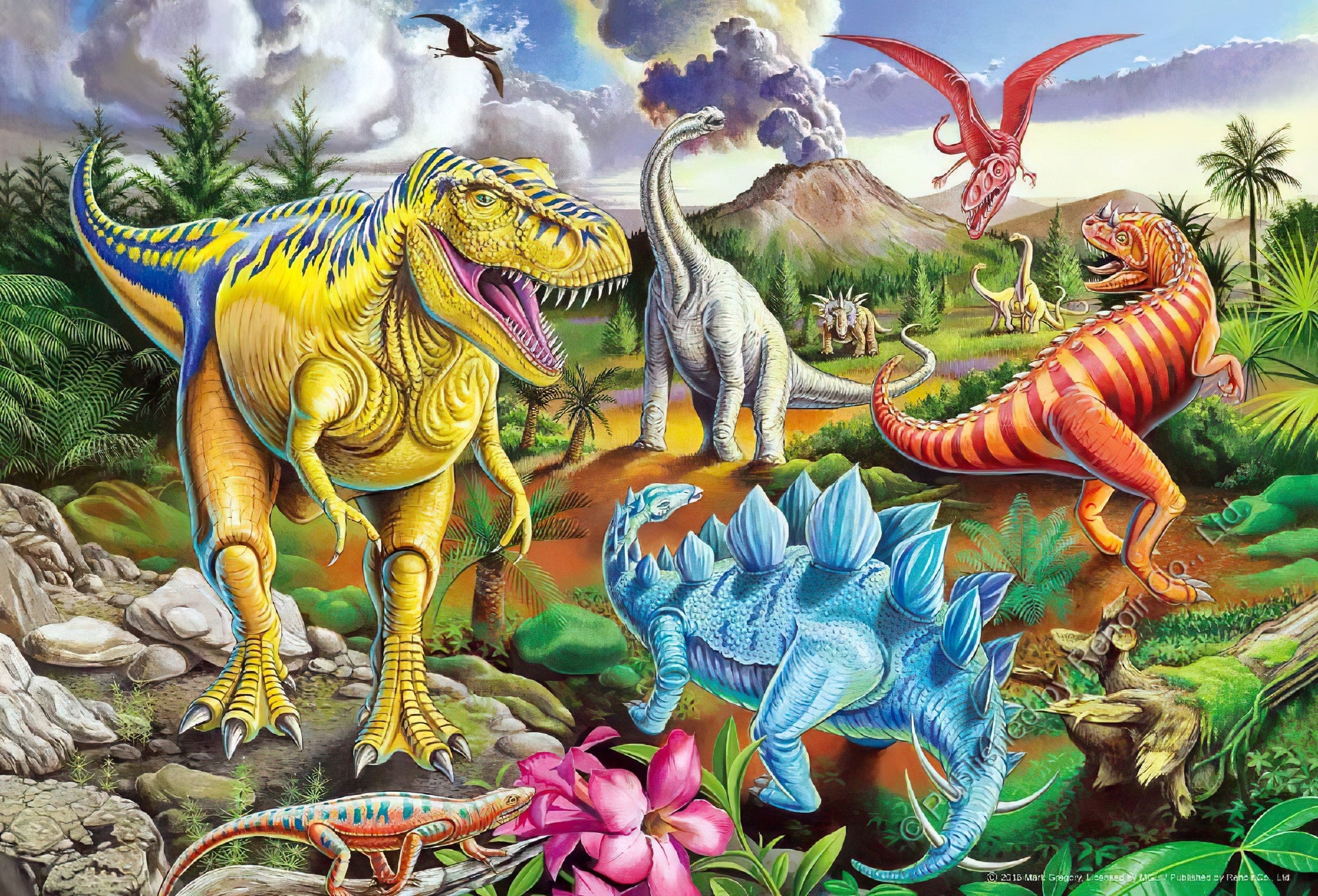 renoir-r-200-444-jurassic-jubilee-200-pieces-jigsaw-puzzle