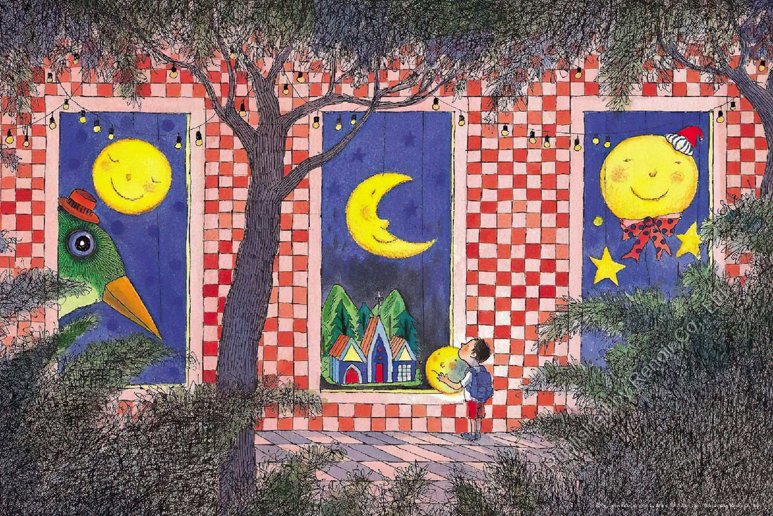 renoir-r-300-354-illustration-moon-window-300-pieces-jigsaw-puzzle