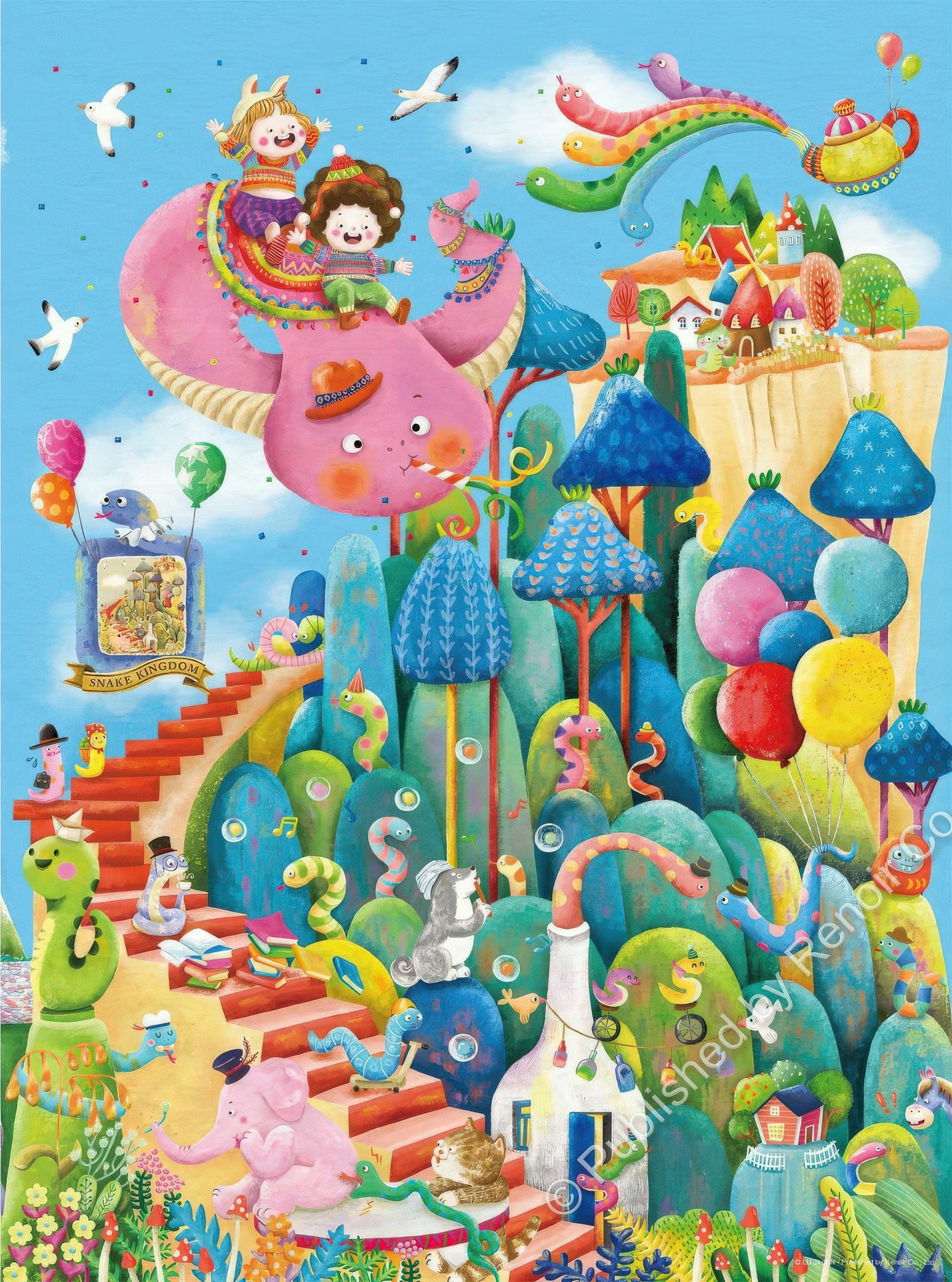 renoir-r-504-1278-fantasy-snake-country-504-pieces-jigsaw-puzzle