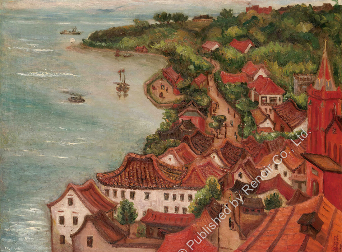 renoir-r-504-1946-sunset-in-tamsui-504-pieces-jigsaw-puzzle