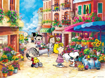 Renoir • Peanuts • Flower Market　504 PCS　Jigsaw Puzzle