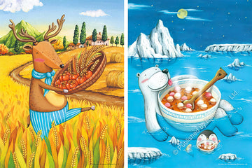 Renoir • Yi-Ping Gu • The Autumnal Equinox + The Winter Solstice　96 PCS　Jigsaw Puzzle