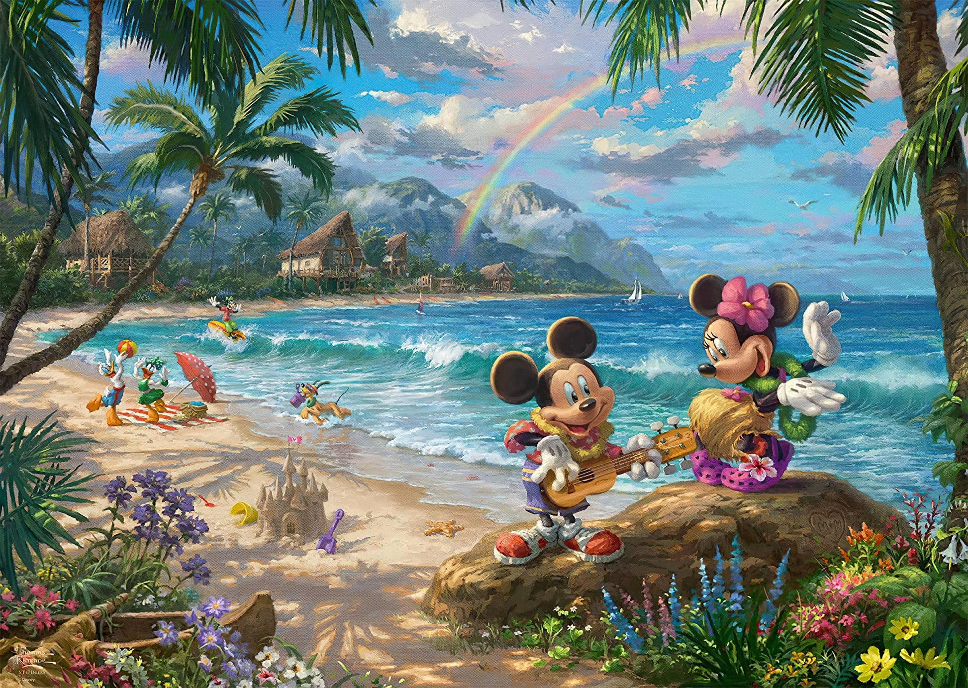 schmidt-57528-mickey-minnie-mickey-and-minnie-in-hawaii-1000-pieces-jigsaw-puzzle