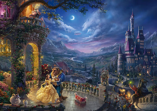 Schmidt 59484　Beauty and the Beast Dancing in the Moonlight　1000 Pieces Jigsaw Puzzle