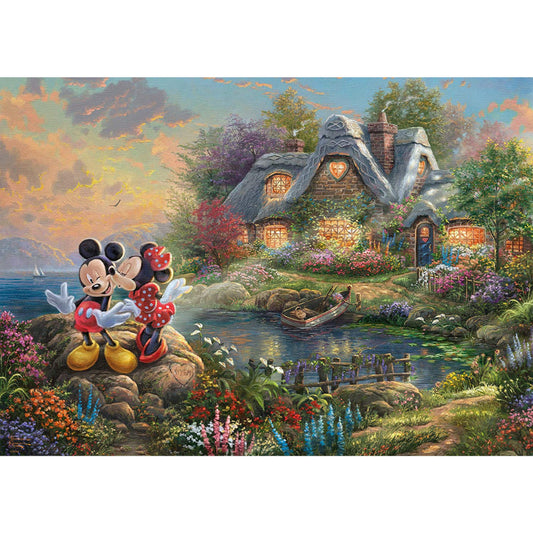 Schmidt 59639　Mickey & Minnie • Mickey and Minnie Sweetheart Cove　1000 Pieces Jigsaw Puzzle