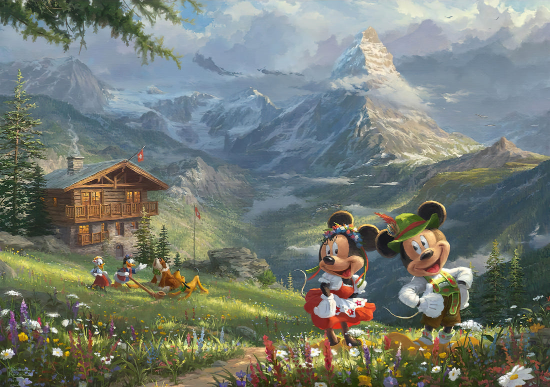 schmidt-59938-mickey-&-minnie-in-the-alps-1000-pieces-jigsaw-puzzle