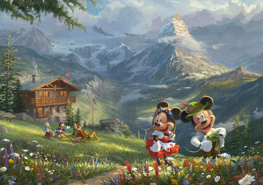 Schmidt 59938　Mickey & Minnie in the Alps　1000 Pieces Jigsaw Puzzle