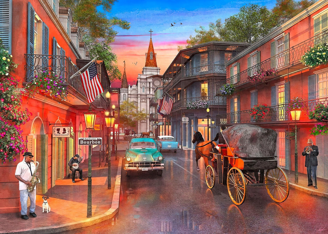 springbok-33-10890-illustration-dominic-davison-bourbon-street-1000-pieces-jigsaw-puzzle