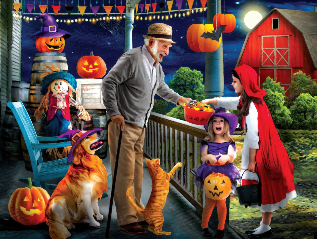 sunsout-28917-illustration-halloween-at-grandpa-s-500-pieces-jigsaw-puzzle