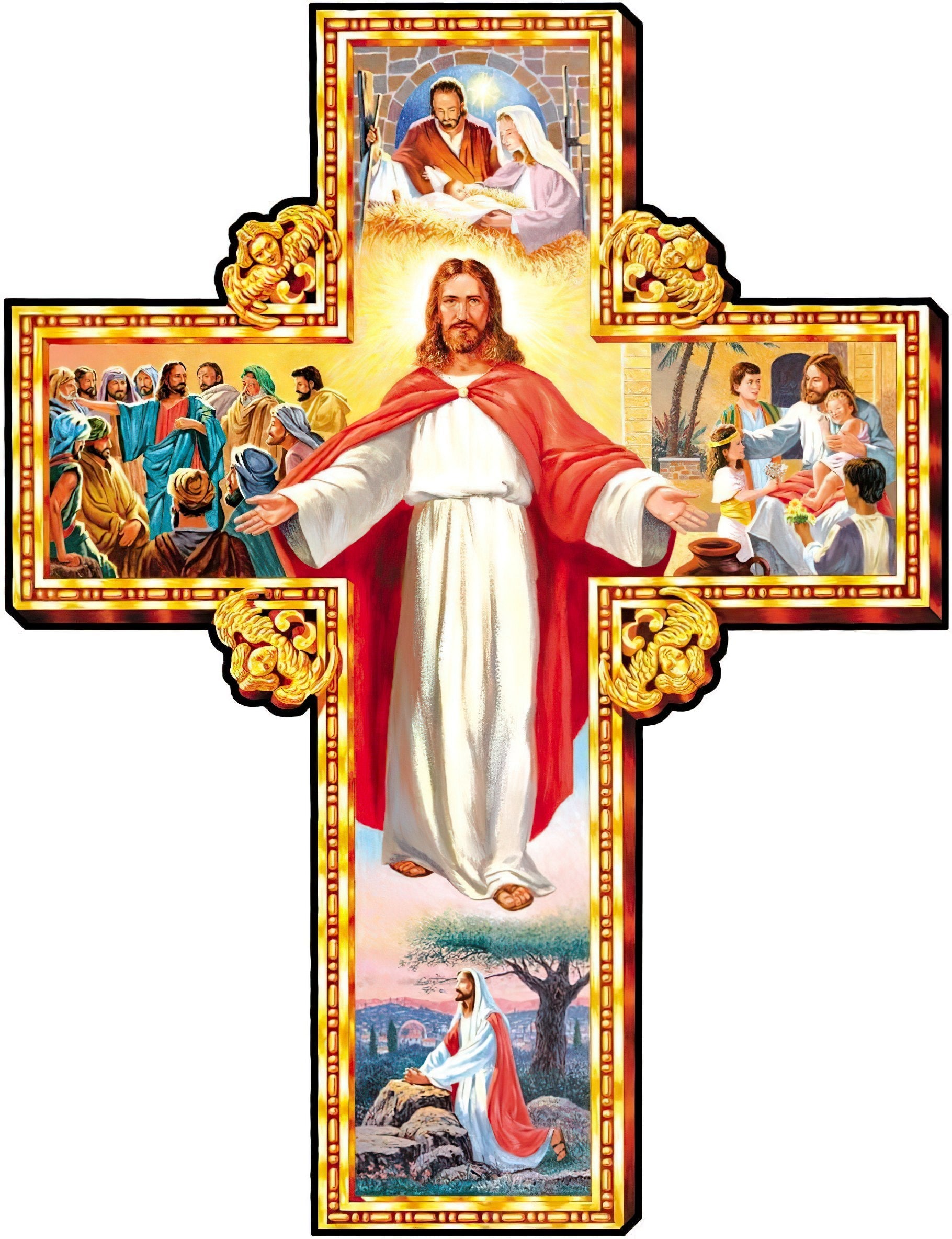 sunsout-91072-religious-william-t-ternay-i-am-with-you-1000-pieces-jigsaw-puzzle