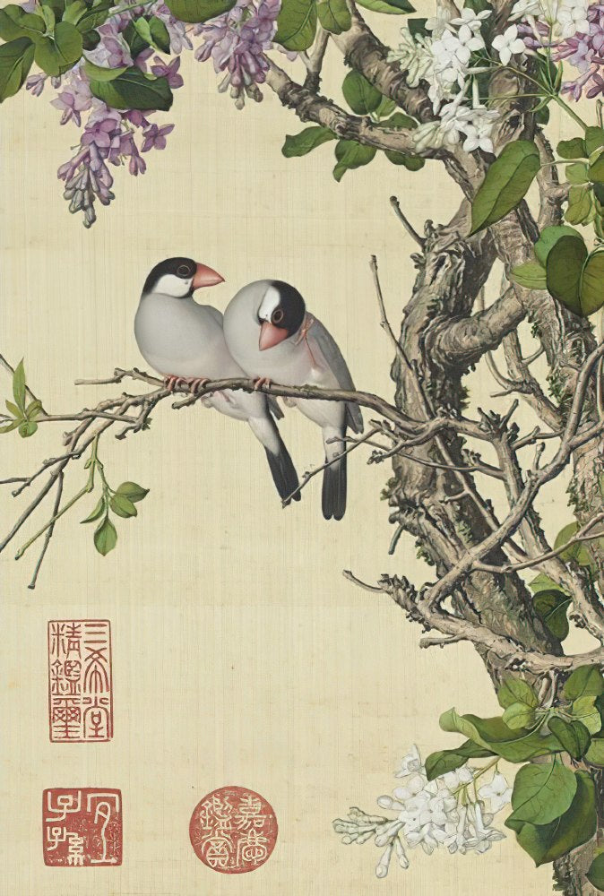 taiwang-tw-126-017-qing-lang-shining-immortals'-spring-flowers-purple-and-white-lilac-126-pieces-jigsaw-puzzle