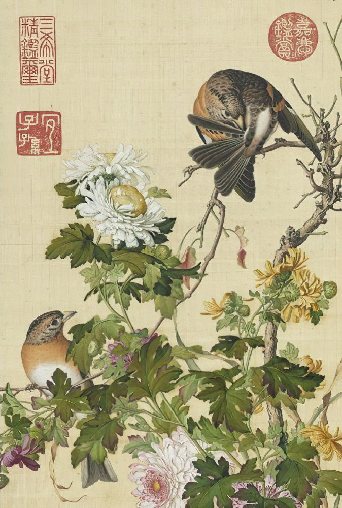 taiwang-tw-126-018-qing-lang-shining-immortals'-spring-flowers-chrysanthemum-126-pieces-jigsaw-puzzle