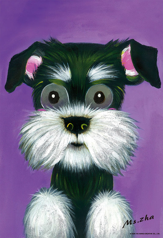 Taiwang TW-300-040　Illustration • Timid Schnauzer　300 Pieces Jigsaw Puzzle