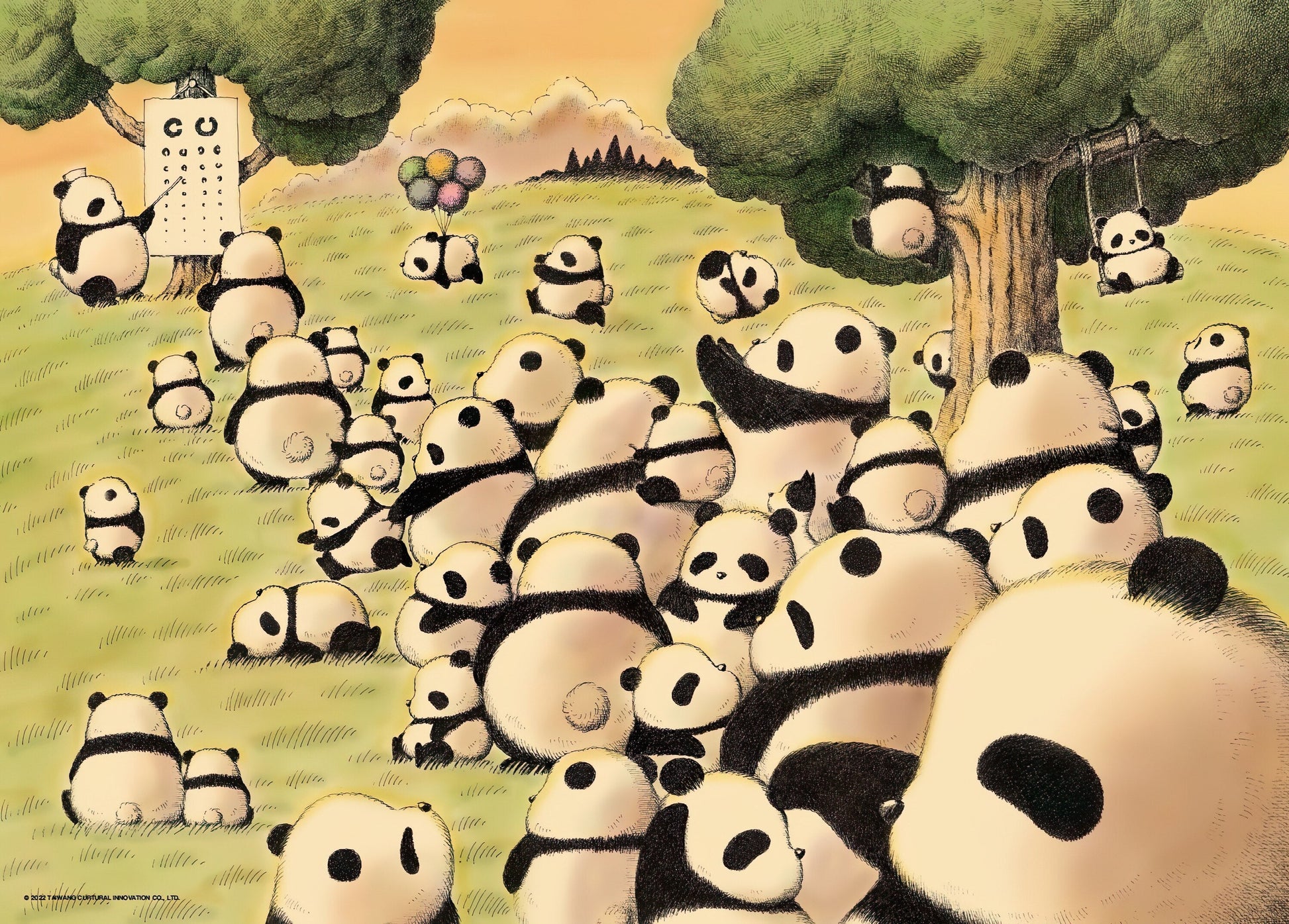 taiwang-tw-520-048-fluffy-tree-520-pieces-jigsaw-puzzle