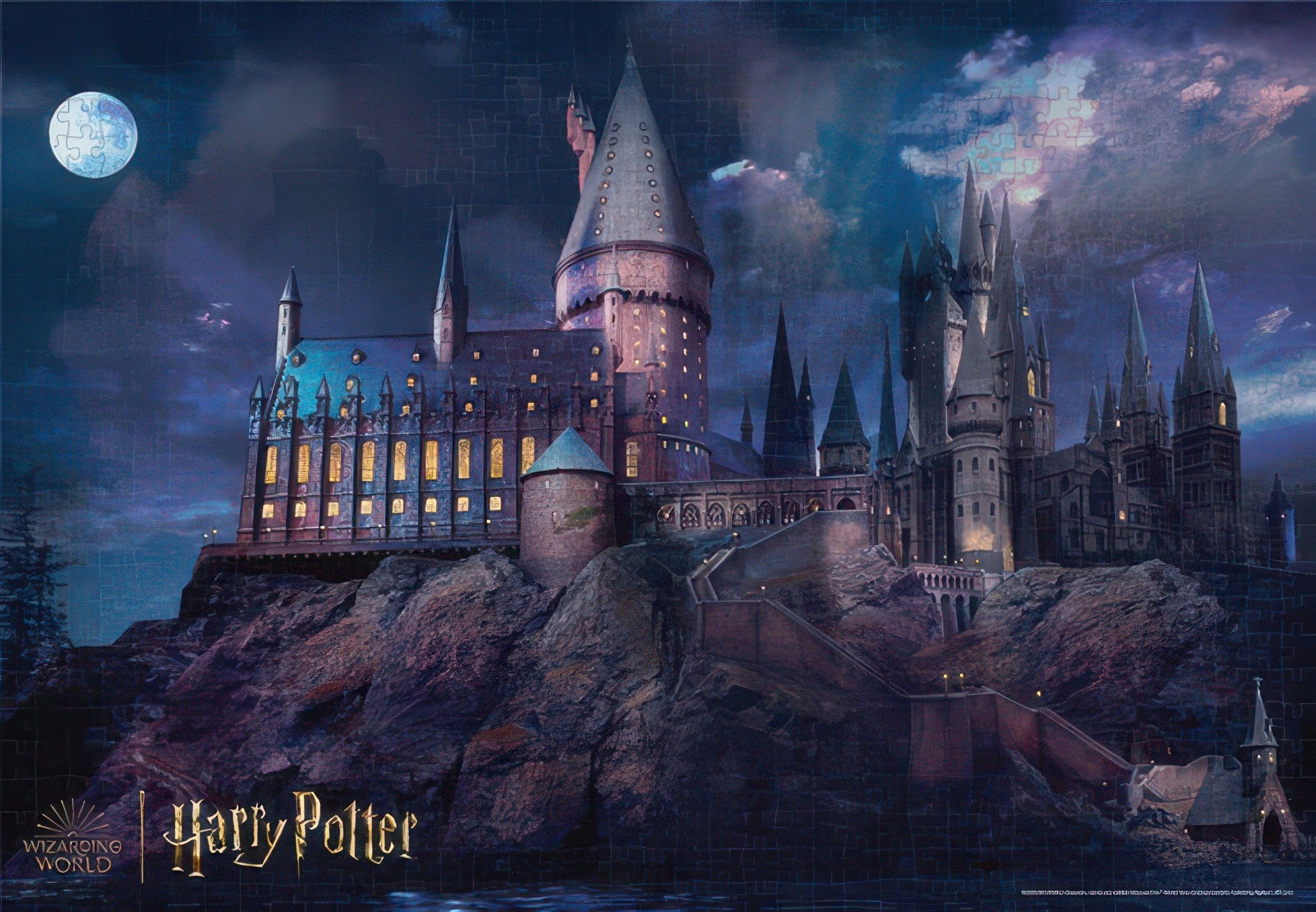 tenyo-b-1000-821-hogwarts-castle-at-night-1000-pieces-jigsaw-puzzle