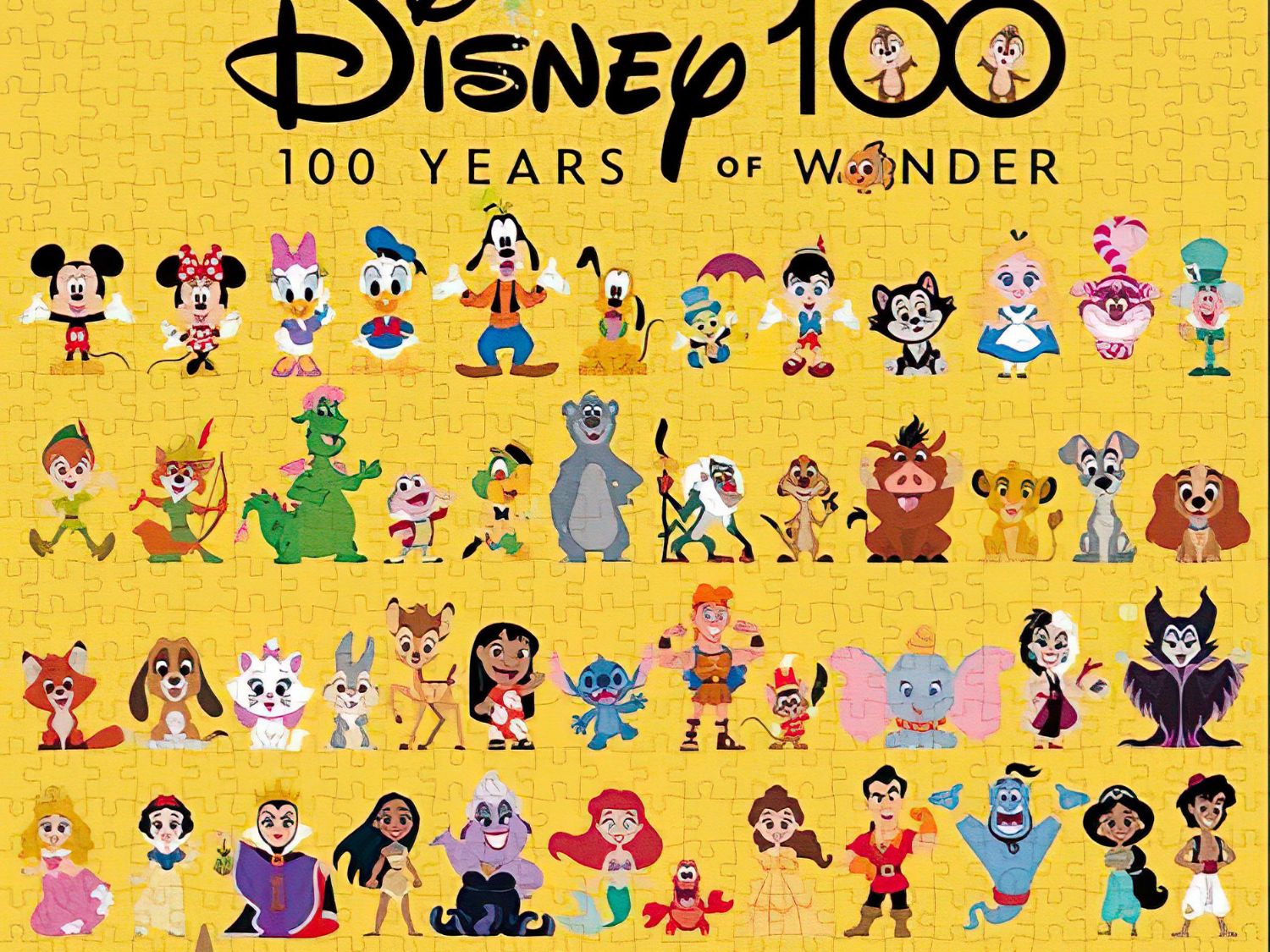 Tenyo • Disney 100 Cute Celebration　1000 PCS　Jigsaw Puzzle