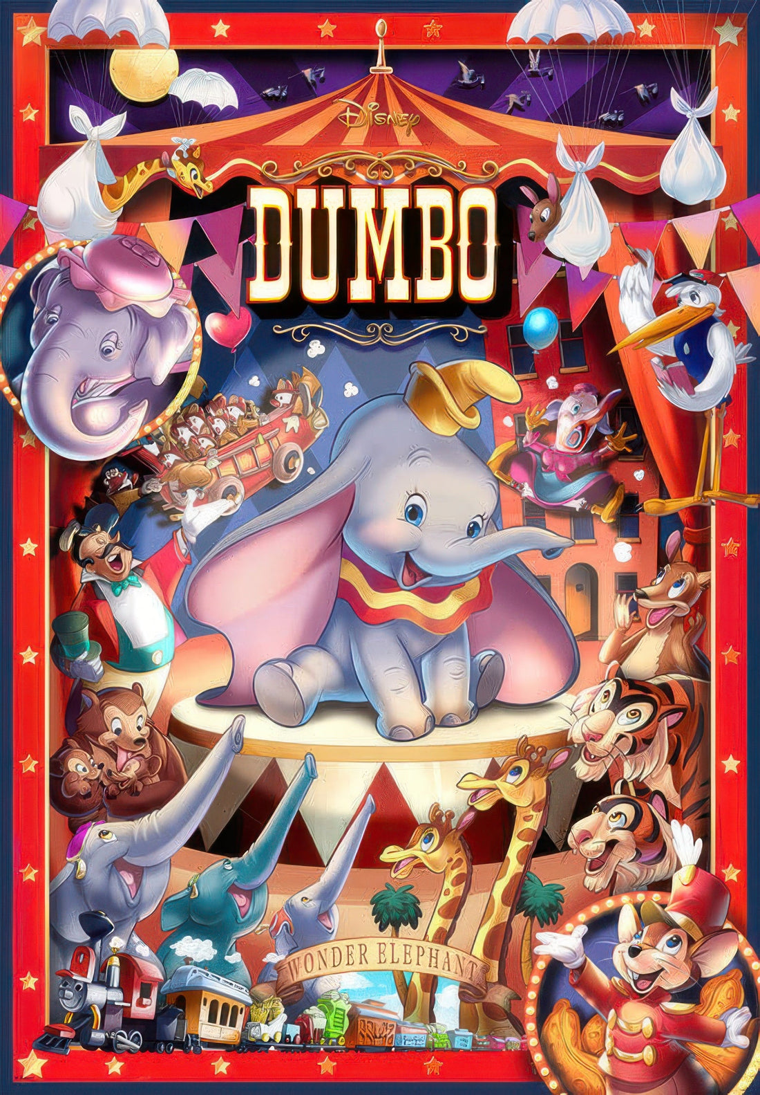 tenyo-d-1000-040-flying-dumbo-and-the-circus-team-1000-pieces-jigsaw-puzzle