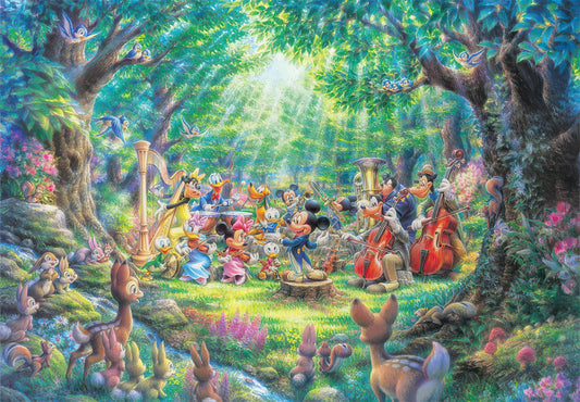 Tenyo D-1000-045　Mickey & Friends • Forest Philharmonic　1000 Pieces Jigsaw Puzzle