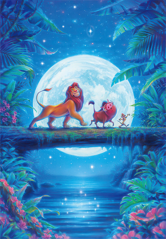 Tenyo D-1000-047　The Lion King • Moonlight Hakuna Matata　1000 Pieces Jigsaw Puzzle