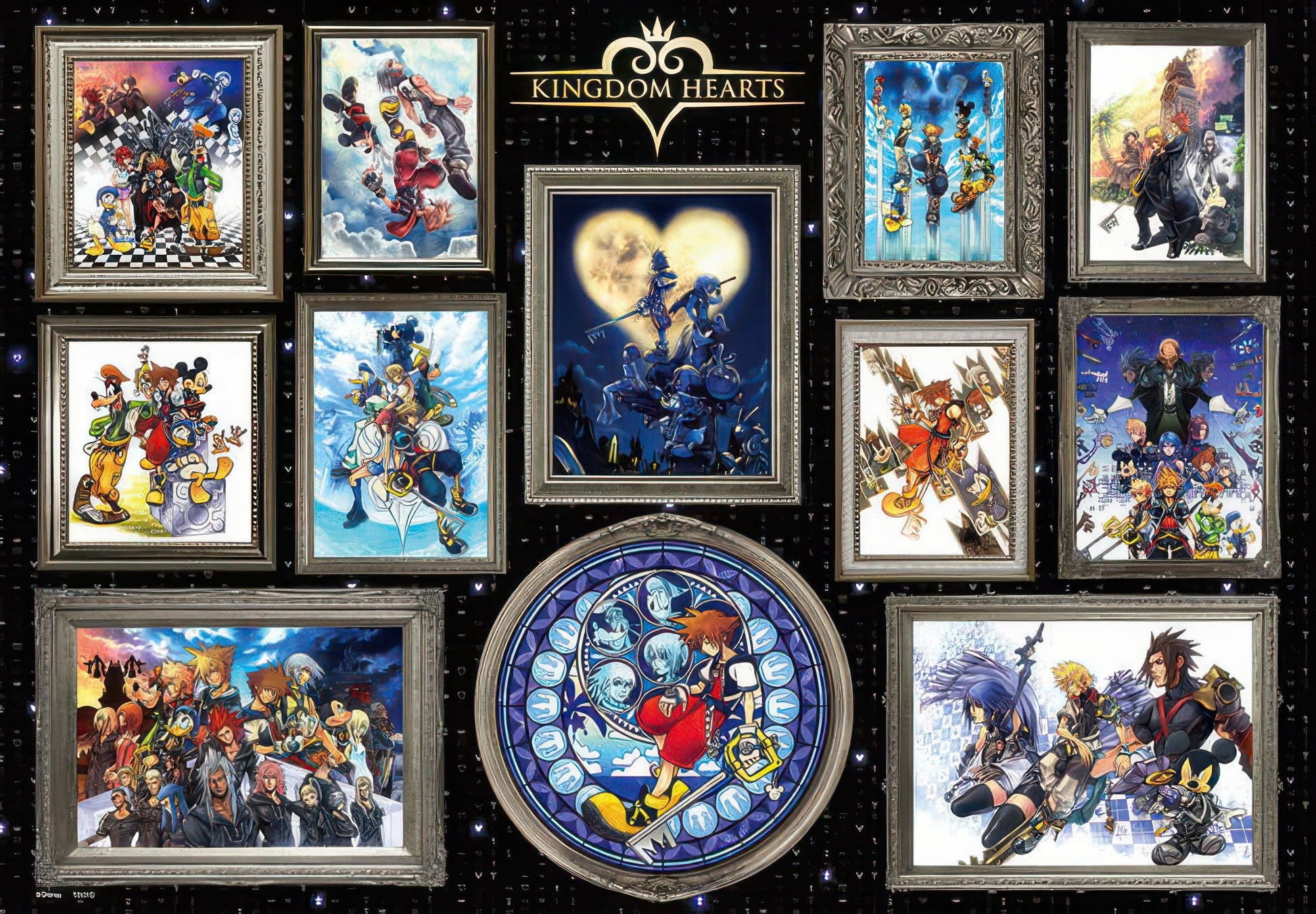 tenyo-d-1000-051-kingdom-hearts-art-collection-1000-pieces-jigsaw-puzzle