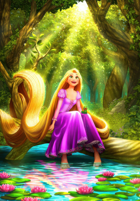 Tenyo D-1000-054　Tangled • First Time in the World　1000 Pieces Jigsaw Puzzle