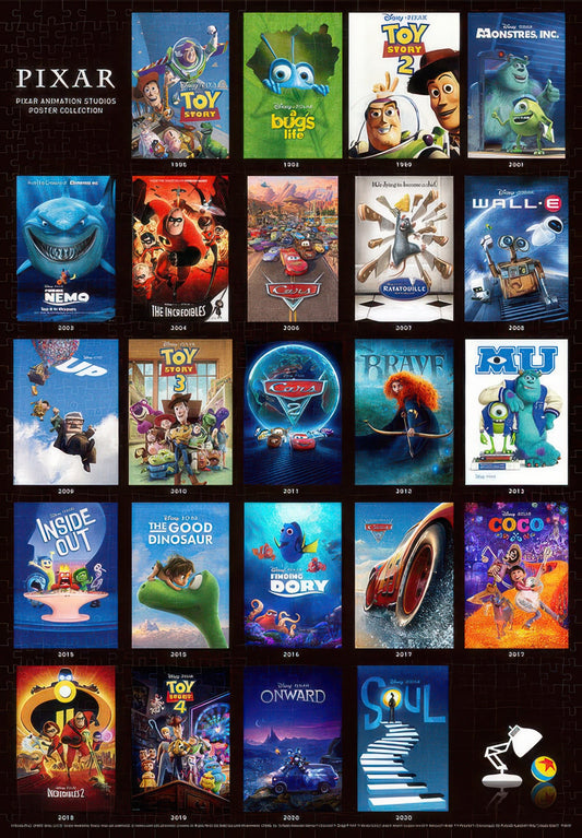 Tenyo D-1000-065　Pixar Poster Collection　1000 Pieces Jigsaw Puzzle