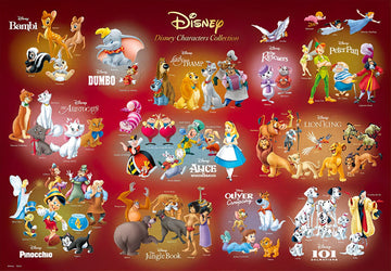 Tenyo • Disney Characters Collection　1000 PCS　Jigsaw Puzzle