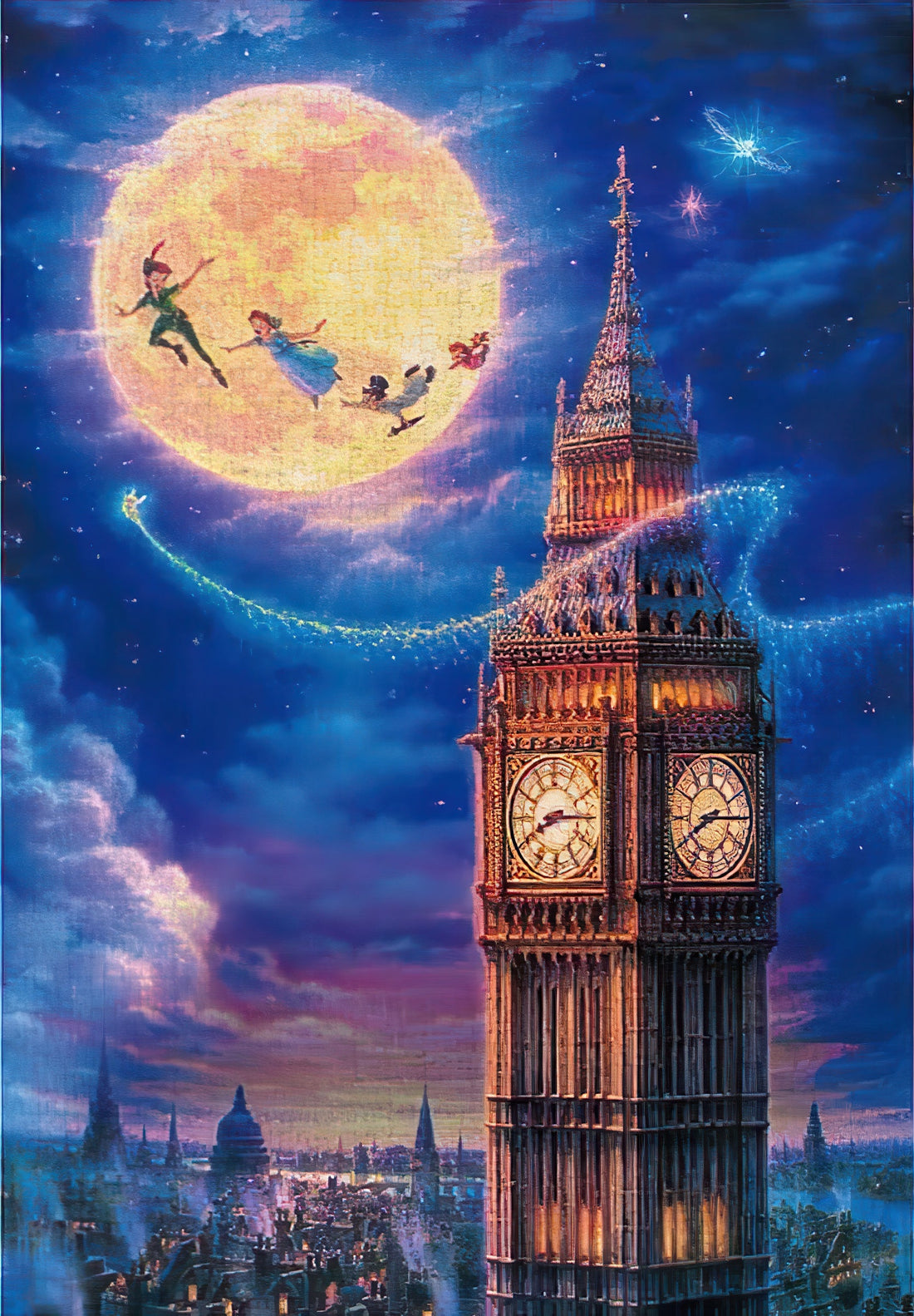 tenyo-d-1000-094-moonlight-fly-(peter-pan)-1000-pieces-jigsaw-puzzle