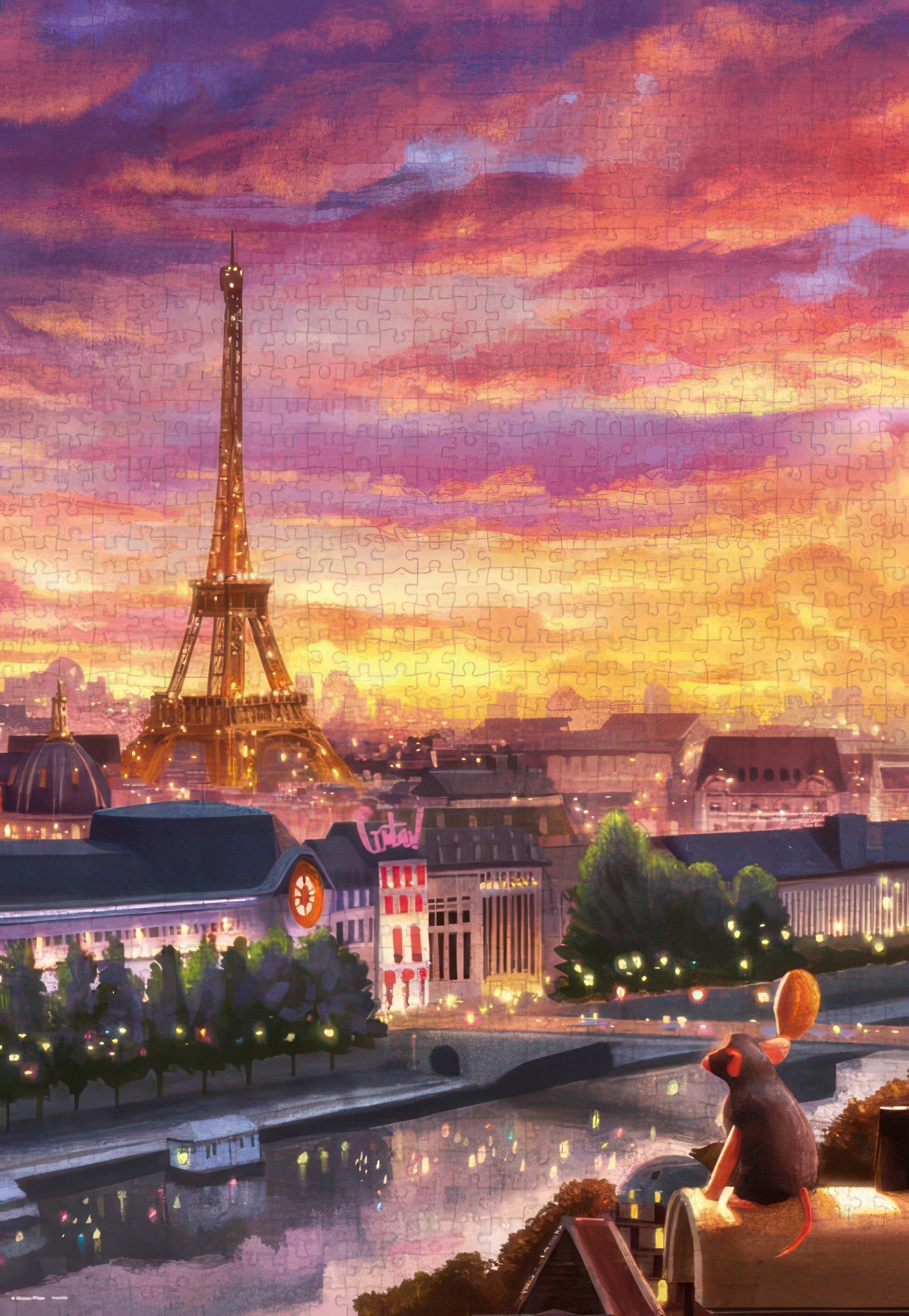 tenyo-d-1000-095-ratatouille-one-day-at-sunset-city-of-desire-1000-pieces-jigsaw-puzzle