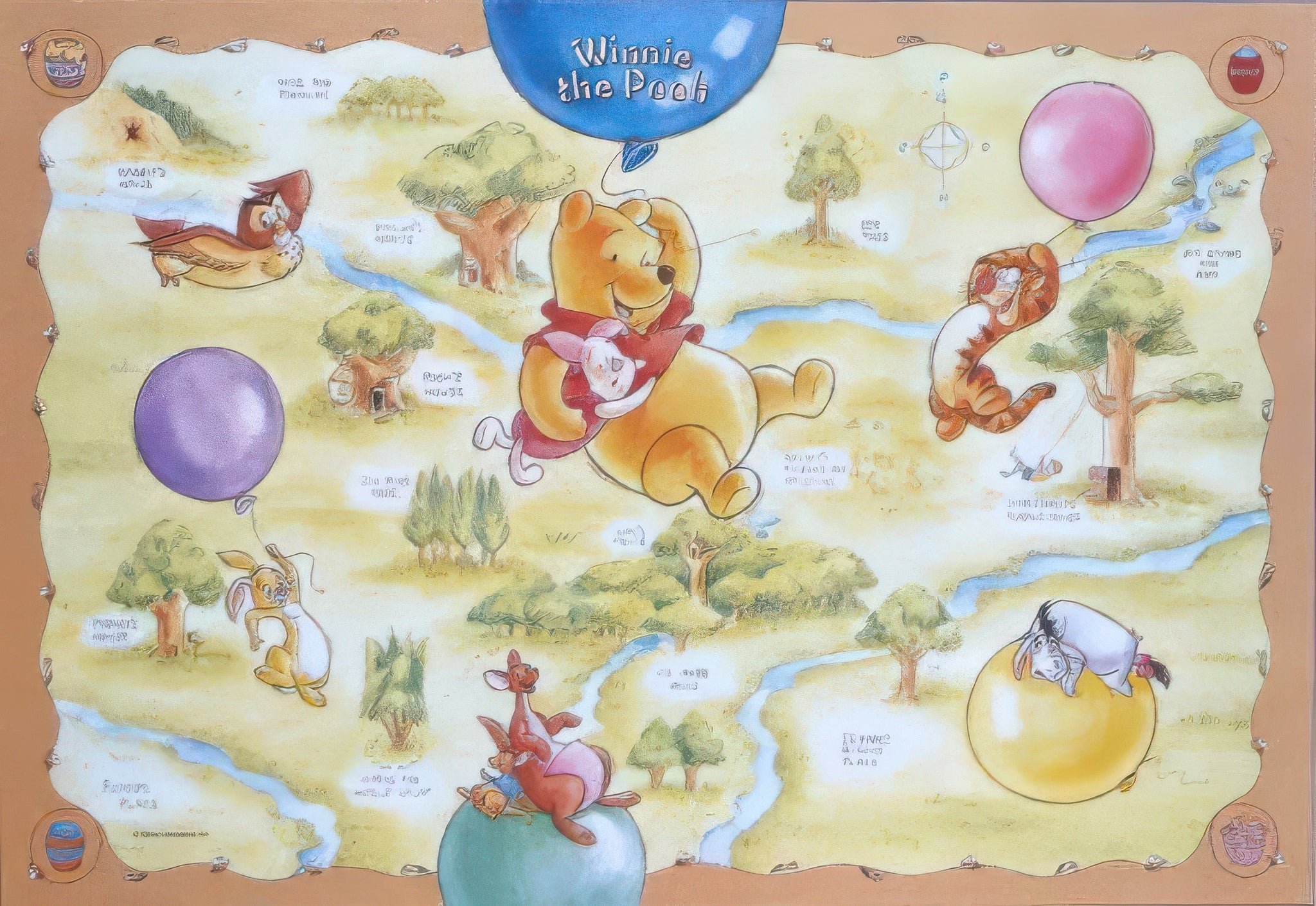 tenyo-d-1000-138-welcome-to-pooh's-forest!-1000-pieces-jigsaw-puzzle