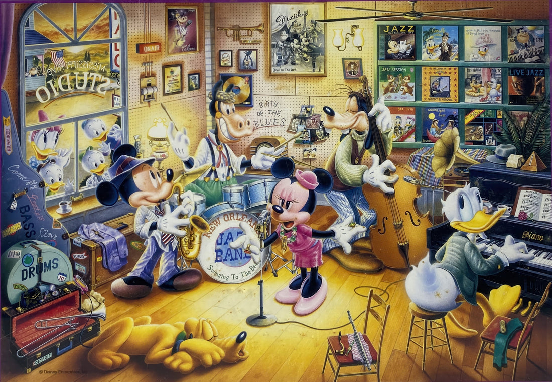 tenyo-d-1000-140-mickey-friends-new-orleans-jazz-band-1000-pieces-jigsaw-puzzle