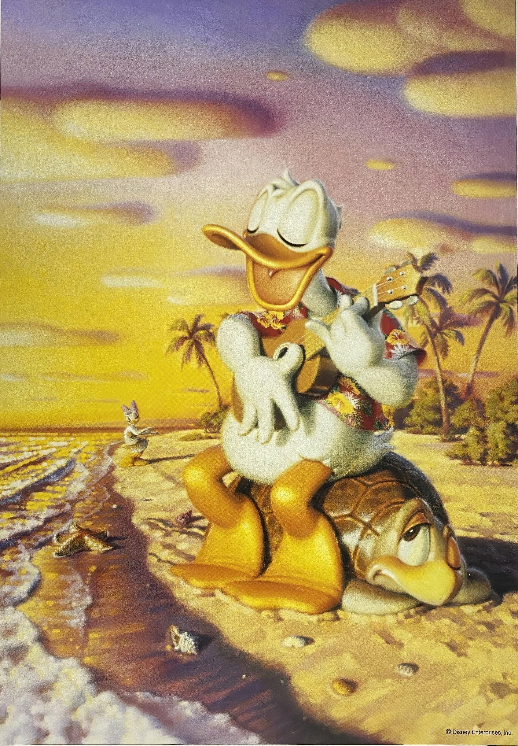 tenyo-d-1000-159-donald-duck-donald-s-hawaiian-holiday-1000-pieces-jigsaw-puzzle