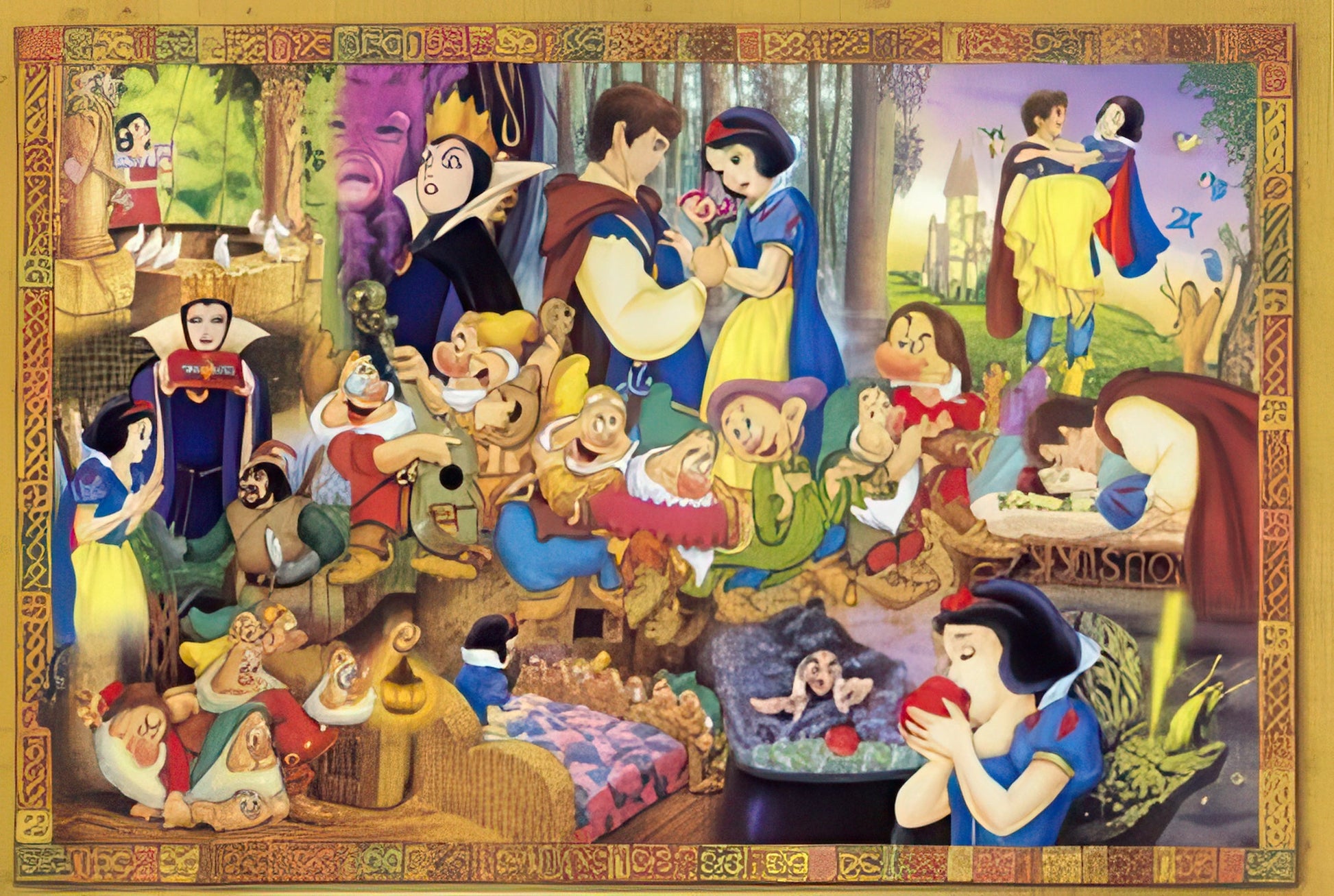 tenyo-d-1000-186-snow-white-miracle-of-love-1000-pieces-jigsaw-puzzle