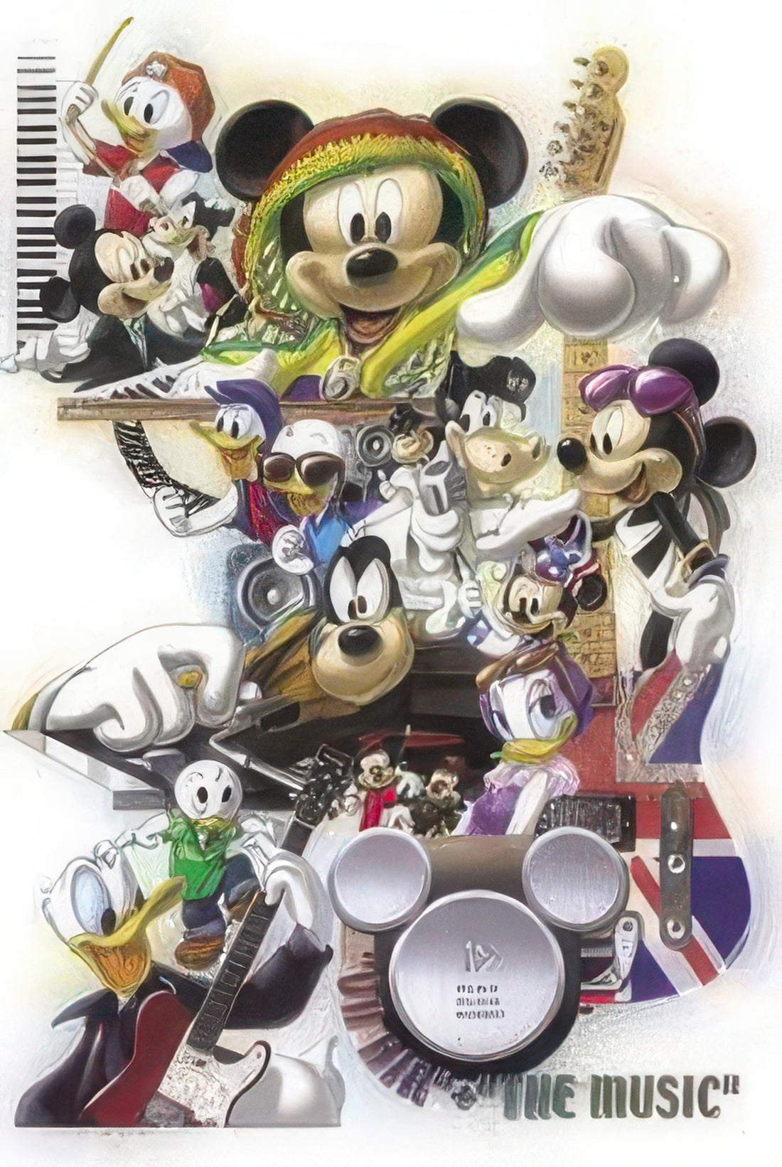 tenyo-d-1000-197-mickey-friends-on-air-the-music-1000-pieces-jigsaw-puzzle