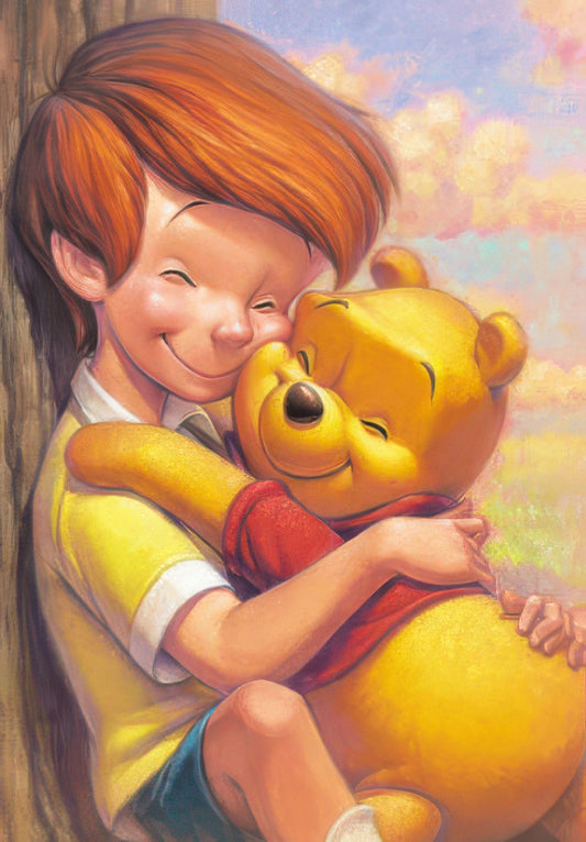 Tenyo D-1000-246　Winnie the Pooh • Best Friends / Christopher Robin & Pooh　1000 Pieces Jigsaw Puzzle