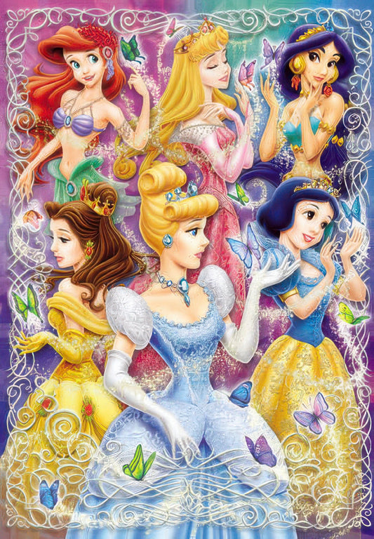 Tenyo D-1000-257　Disney Princess • Royal Princesses　1000 Pieces Jigsaw Puzzle